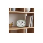Acctim Hilda Green Retro Alarm Clock – Silent Sweep with Snooze & Light - Image 2