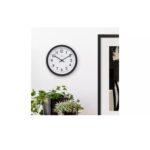 Acctim Elstow Black Retro Wall Clock – 20cm Analogue Quartz Design - Image 2