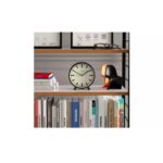 Jones Clocks Zenith Black Table Clock – Retro Station Dial with Glass Lens - Image 2