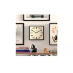 Jones Clocks Paramount Black Square Wall Clock – 25cm Analogue Quartz - Image 2