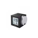 Precision Radio Controlled Projection Alarm Clock – 7-Colour Display with Temperature & Snooze